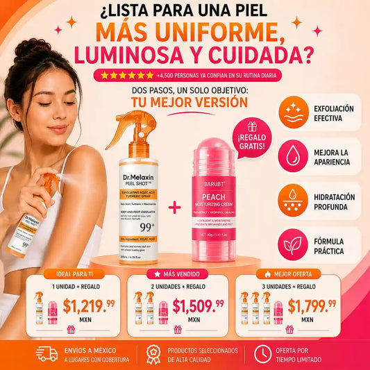 🧡 DR.MELAXIN PEEL SHOT + VIRAL PEACH GRATIS 🩷
